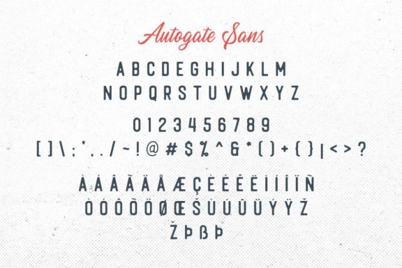 Autogate - Font Duo