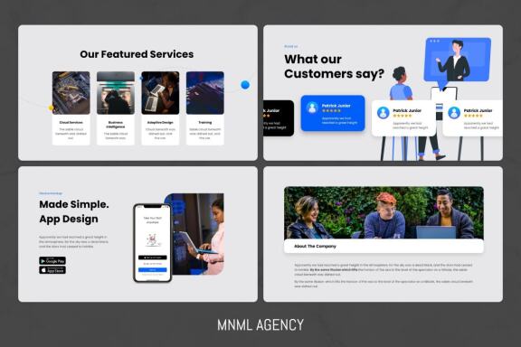 Startup Boost - Smooth Animated Google Slide Template