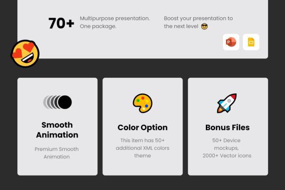 Startup Boost - Smooth Animated Google Slide Template