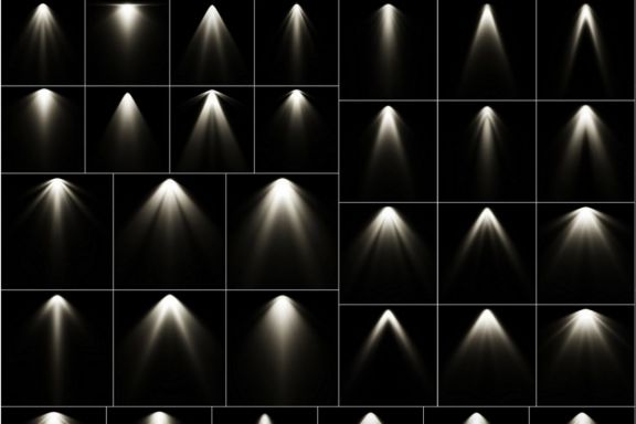 100 Spotlight Overlays