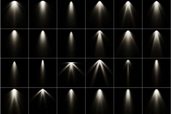 100 Spotlight Overlays