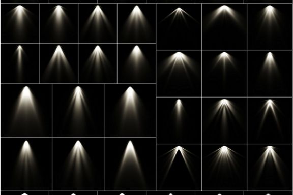 100 Spotlight Overlays