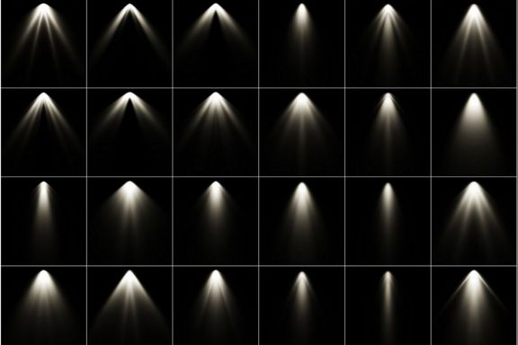 100 Spotlight Overlays