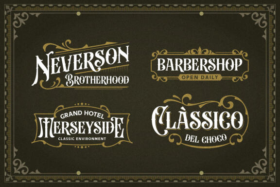 Beardsons - Layered Font
