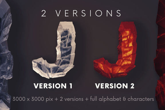 Asteroids - 3D Lettering