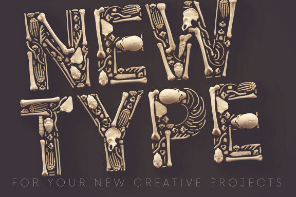 Skulls & Bones - 3D Lettering