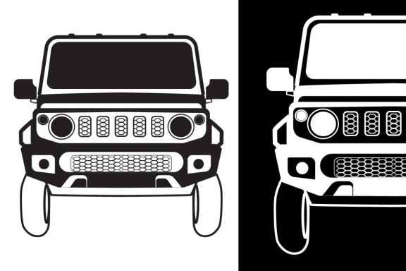 Car SUV silhouette Vector Bundle