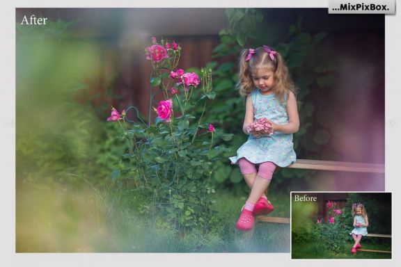 Summer Flowers Painted Overlays