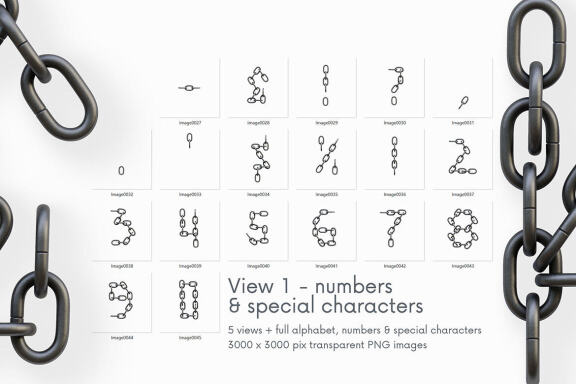 Chain - 3D Lettering