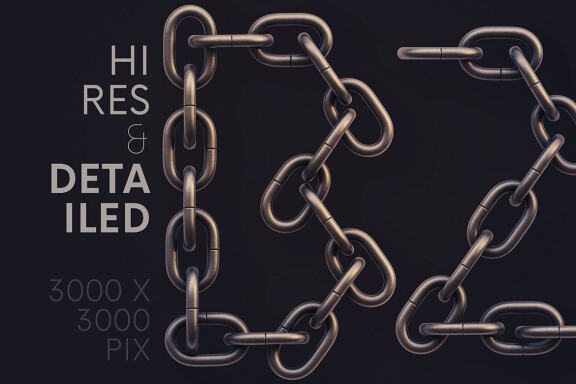 Chain - 3D Lettering