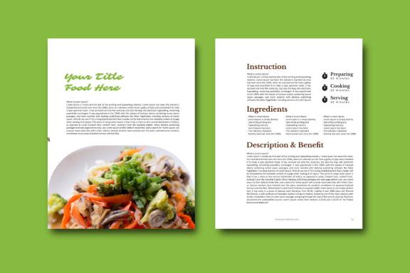 Diet today ebook recipe template