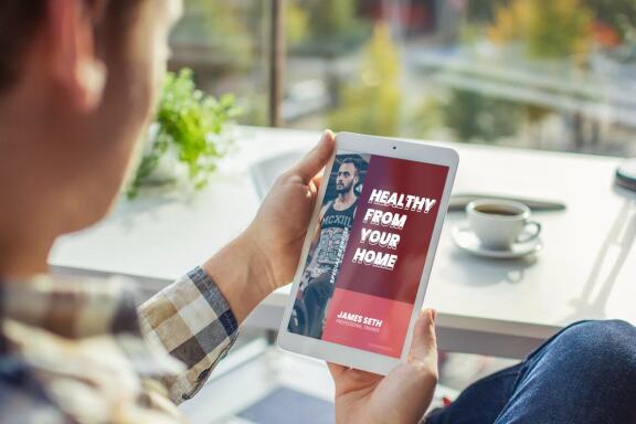 Fitness at your home ebook template