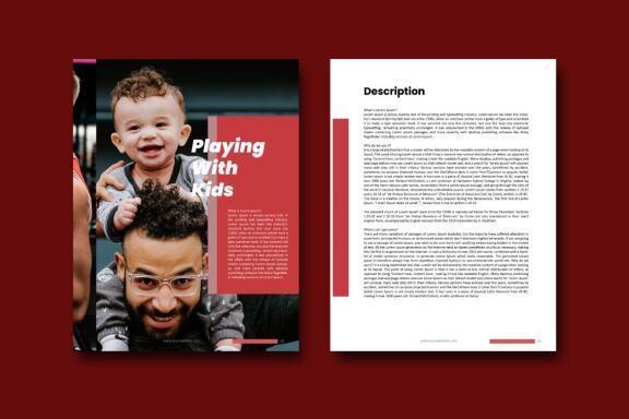 Fitness at your home ebook template