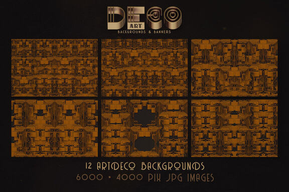 ArtDeco Backgrounds & Banners