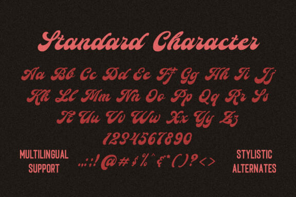 Bouldster - Bold Display Script Font