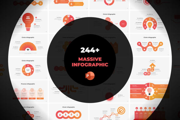 Massive Infographics - Smooth Animated PowerPoint Template 