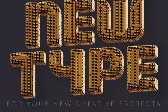 Golden Future - Free 3D Lettering