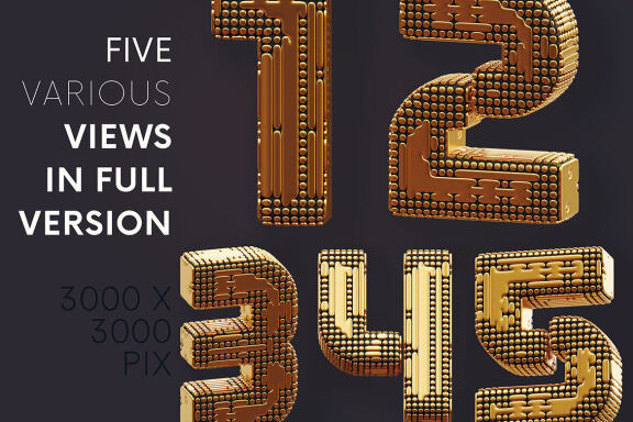 Golden Future - Free 3D Lettering