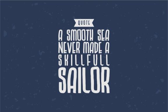 BLUE CAPTAIN TYPEFACE