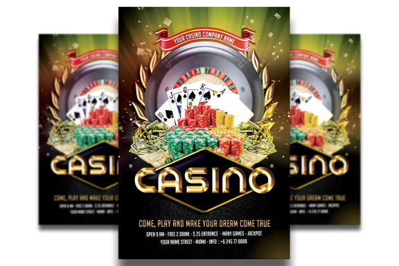 Casino Flyer Template #4 