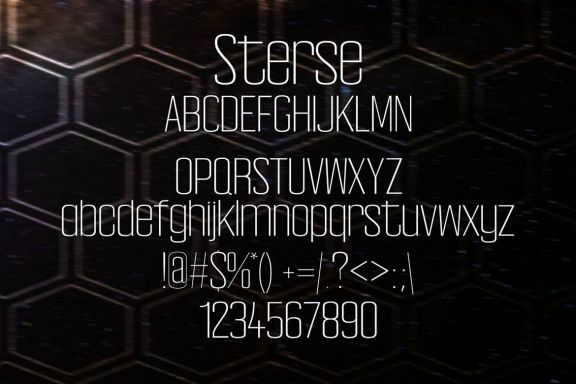 Sterse Font