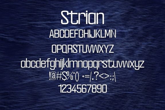 Strian Font