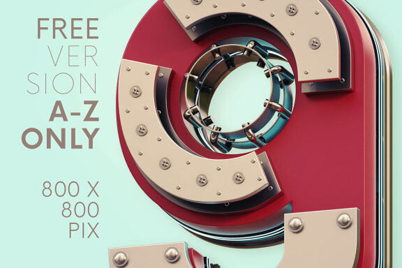 Futuristo - Free 3D Lettering