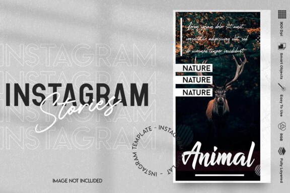 Animal Instagram stories template