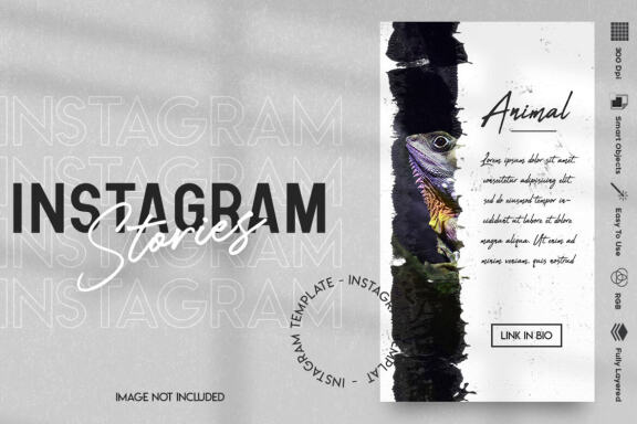 Animal Instagram stories template