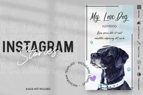 Animal Instagram stories template