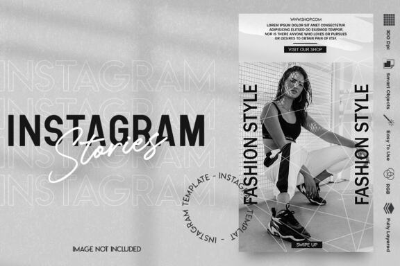 Clothes shop Instagram stories