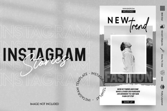 Clothes shop Instagram stories