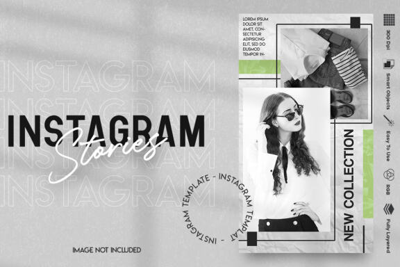 Clothing shop Instagram stories template