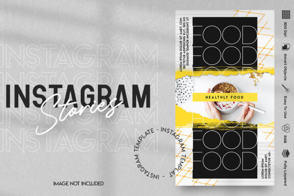 Food Instagram stories template