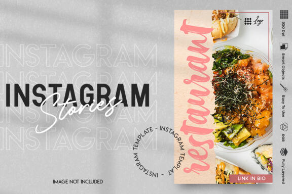 Food Instagram stories template