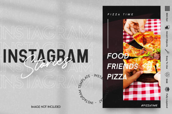Food Instagram stories template