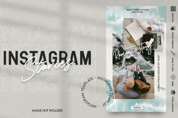 Love Instagram stories template
