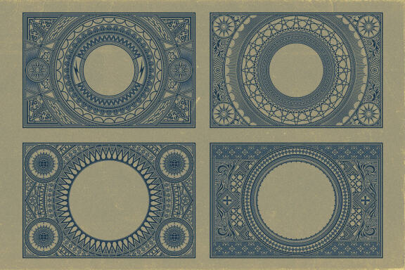 15 Rectangle & Ornamental Frames