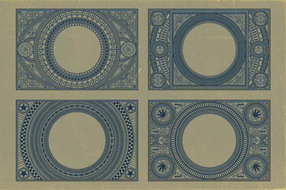 15 Rectangle & Ornamental Frames