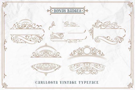 Carllosta - Layered Font