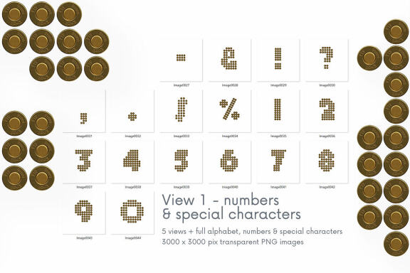 Bullets - 3D Lettering