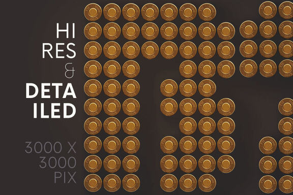 Bullets - 3D Lettering