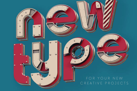 Futuristo - 3D Lettering