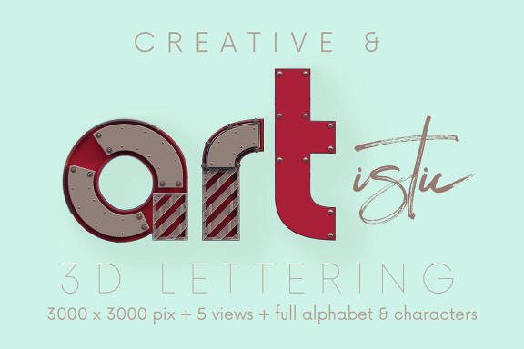 Futuristo - 3D Lettering