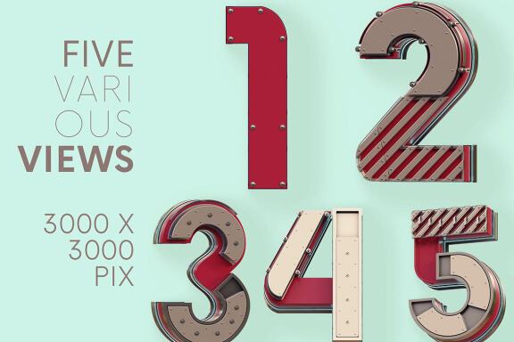 Futuristo - 3D Lettering