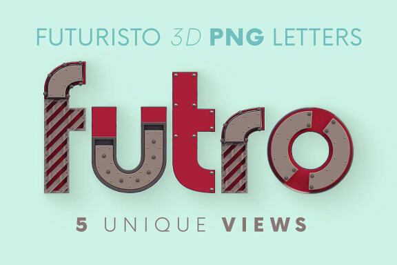 Futuristo - 3D Lettering
