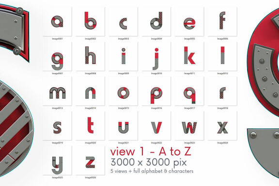 Futuristo - 3D Lettering