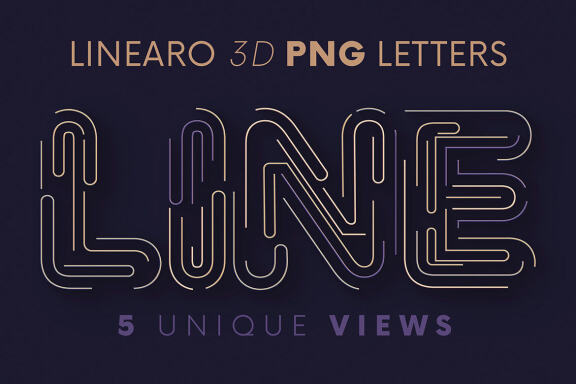 Linearo - 3D Lettering