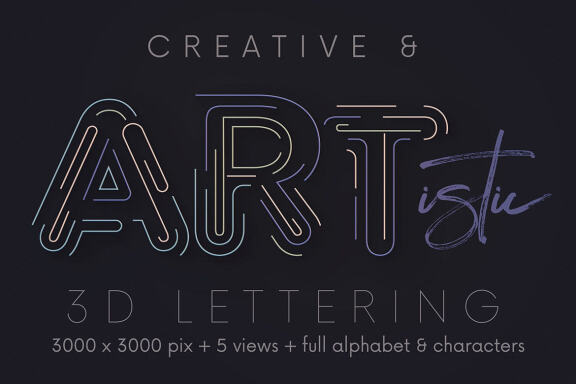 Linearo - 3D Lettering