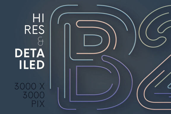 Linearo - 3D Lettering